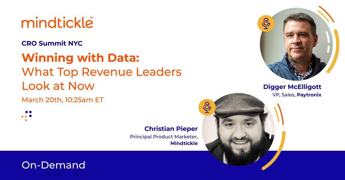 Winning with Data: What Top Revenue Leaders Look At Now