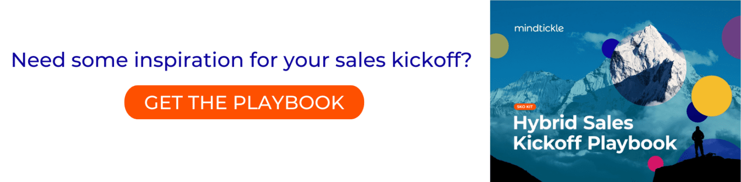 Sales kickoff playbook download button